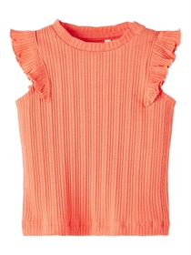 NAME IT Hulmønster Top Fallie Coral